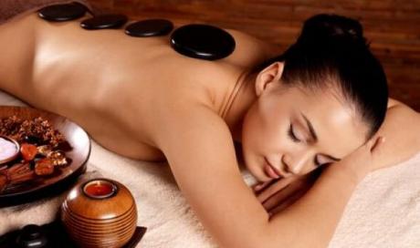 massage aux pierres chaudes au spa de Cuisery