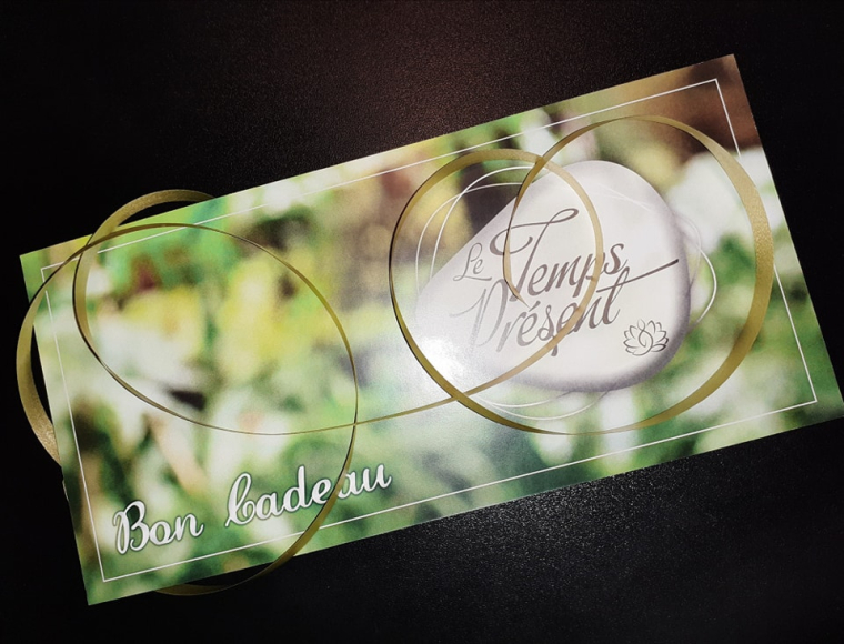 Cartes Cadeaux Spa le temps présent